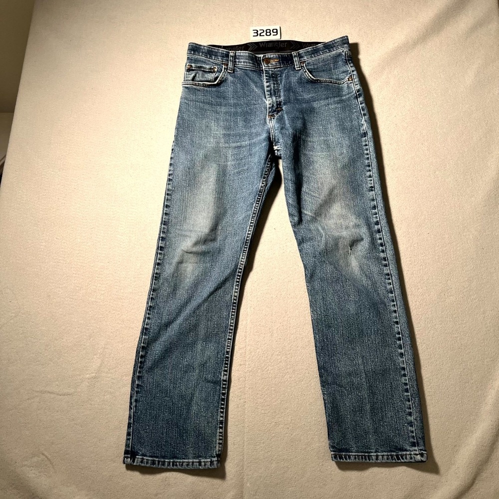 Wrangler Five Star Premium Performance Series Jeans Mens 32x30 Blue Regular Fit
